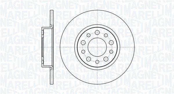 MAGNETI MARELLI Jarrulevy 361302040285